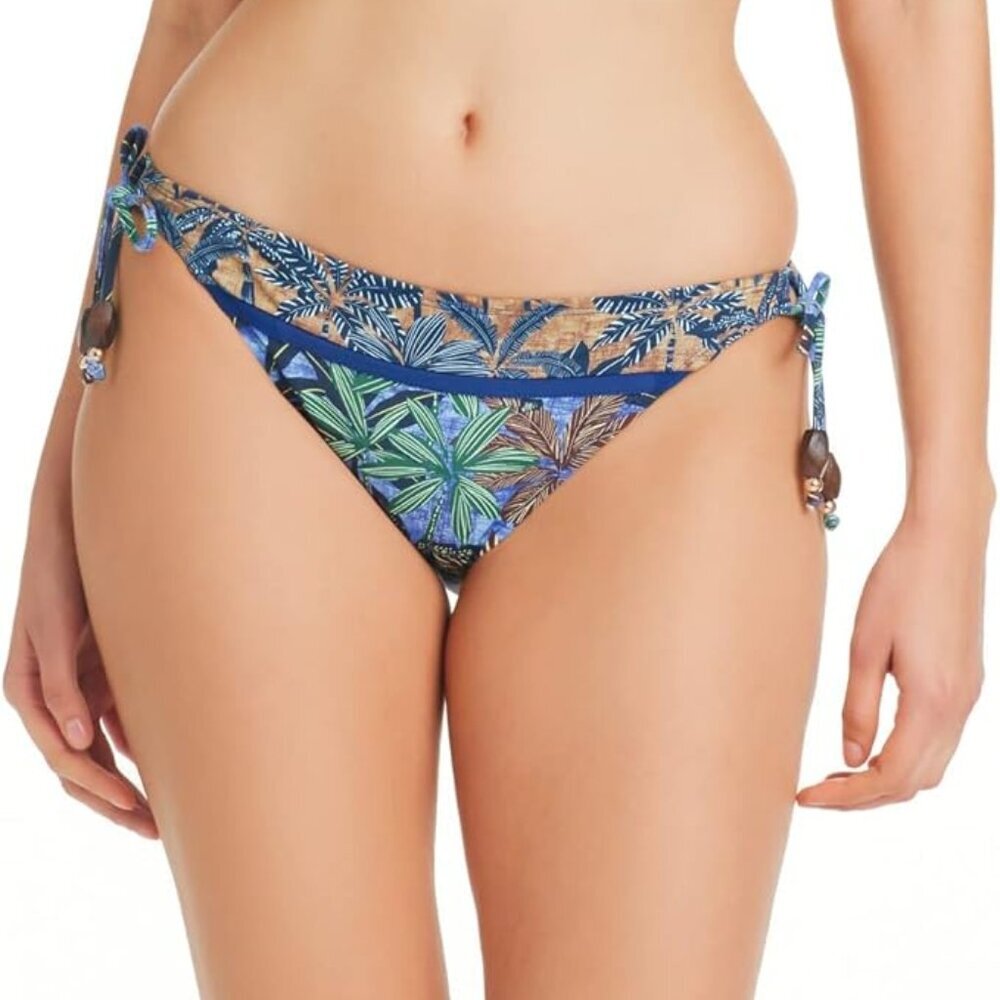NWT Bleu Rod Beattie By The Sea  Tie Side Hipster Bikini Bottom